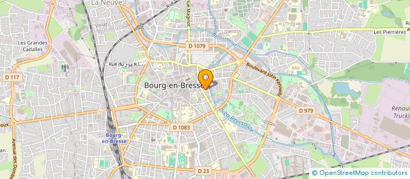 localisation de l'entreprise SCI TANGO à BOURG-EN-BRESSE
