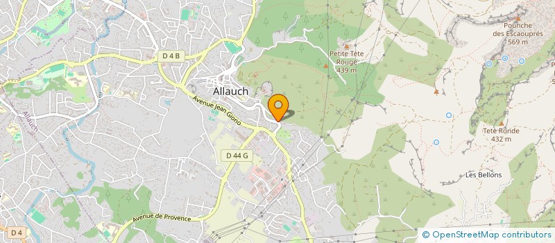 localisation de l'entreprise SCI TANGO  ALLAUCH