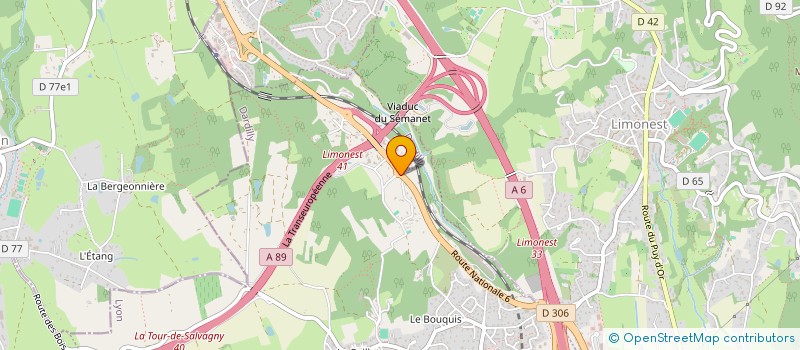 localisation de l'entreprise SCI TANGO  DARDILLY