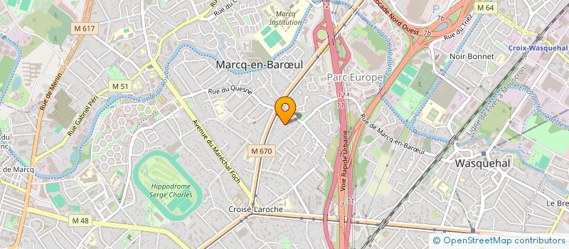 localisation de l'entreprise SCI TANGO à MARCQ-EN-BARŒUL