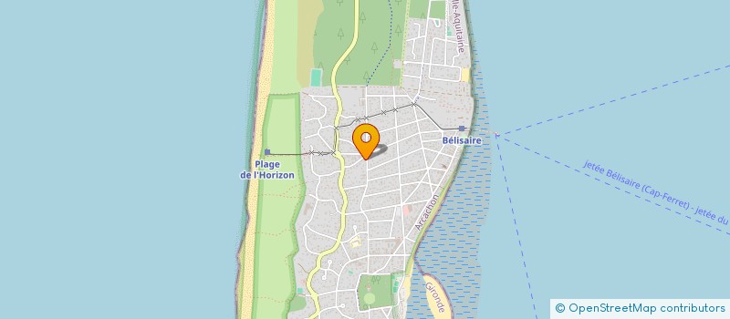 localisation de l'entreprise SCI TANGO  LEGE-CAP-FERRET