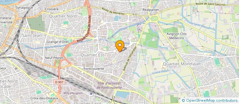 localisation de l'entreprise SCI TANGO  AVIGNON