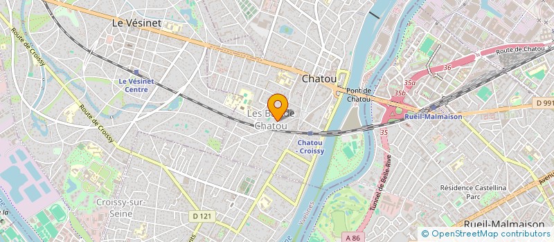 localisation de l'entreprise SCI TANGOIRE  CHATOU