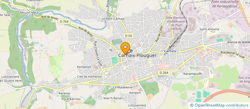 localisation de l'entreprise SCI TANGUER à CARHAIX-PLOUGUER