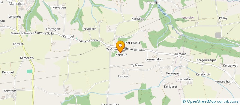 localisation de l'entreprise SCI TANGUY  MAHALON