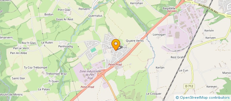 localisation de l'entreprise SCI TANGUY  SAINTE-SEVE