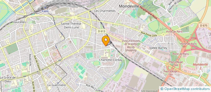 localisation de l'entreprise SCI TANGUY à MONDEVILLE