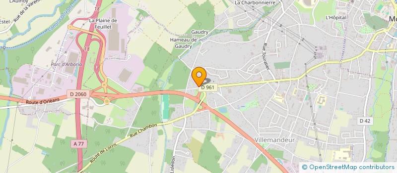 localisation de l'entreprise SCI TANGUY à VILLEMANDEUR