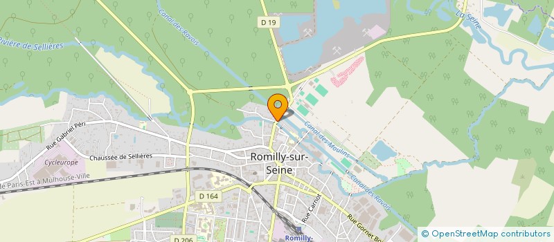 localisation de l'entreprise SCI TANGUY-DOUINE à ROMILLY-SUR-SEINE