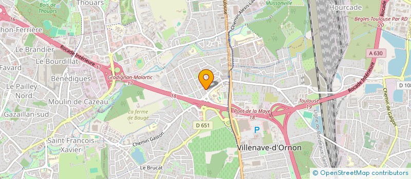localisation de l'entreprise SCI TANGUY-GARNIER  VILLENAVE-D'ORNON