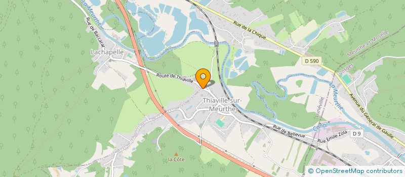 localisation de l'entreprise SCI TANGUY RIVE SUD  LACHAPELLE