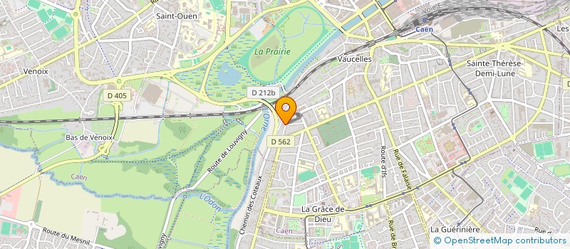 localisation de l'entreprise SCI TANGUY SAINT ROMANS  CAEN