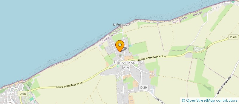 localisation de l'entreprise SCI TANHEL  SOTTEVILLE-SUR-MER