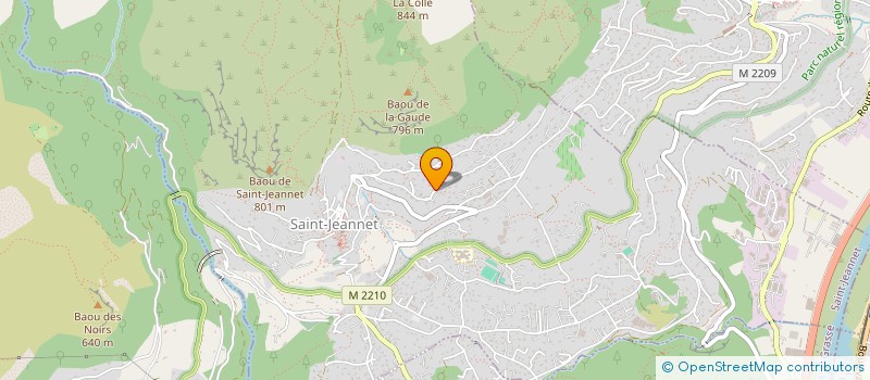 localisation de l'entreprise SCI TANIKELI  SAINT-JEANNET