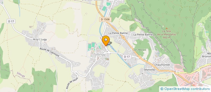 localisation de l'entreprise SCI TANJA  SILLINGY