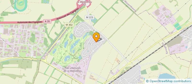 localisation de l'entreprise SCI TANMOR  LA WANTZENAU