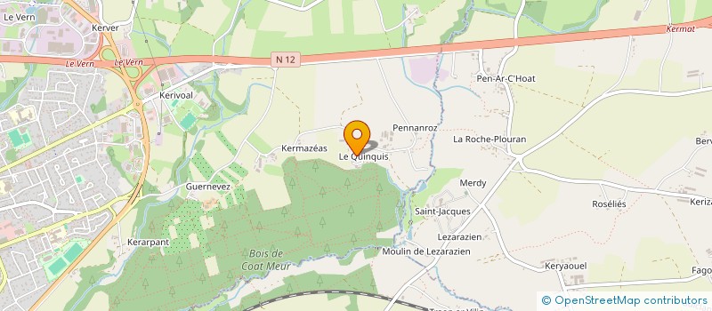 localisation de l'entreprise SCI TANNE  BODILIS