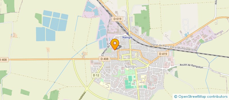 localisation de l'entreprise SCI TANNERIA  NANGIS