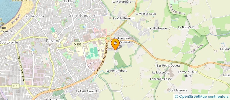 localisation de l'entreprise SCI TANNHAUSER  SAINT-MALO