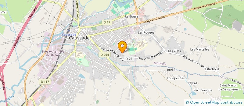 localisation de l'entreprise SCI TANNIT  CAUSSADE