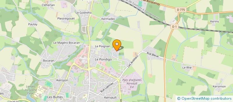 localisation de l'entreprise SCI TANO  QUESTEMBERT