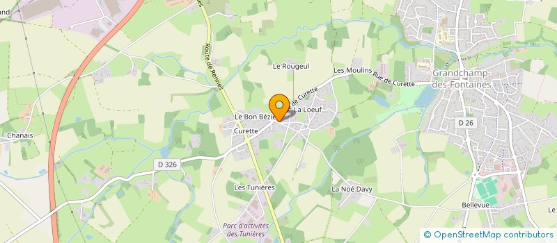 localisation de l'entreprise SCI TANOEC  GRANDCHAMP-DES-FONTAINES