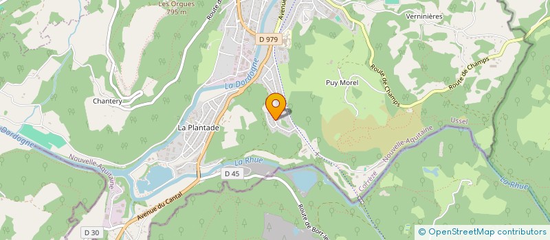 localisation de l'entreprise SCI TANT THIERRY  BORT LES ORGUES