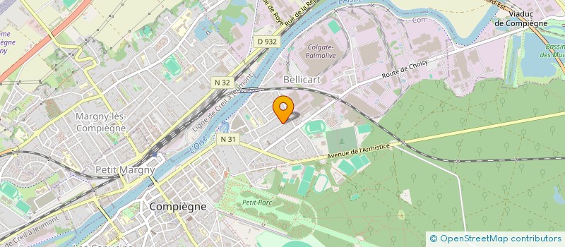 localisation de l'entreprise SCI TANTANE  COMPIEGNE