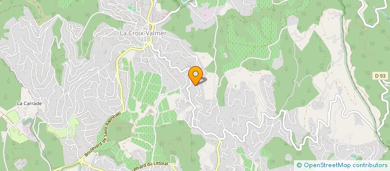 localisation de l'entreprise SCI TANTINE  LA CROIX-VALMER