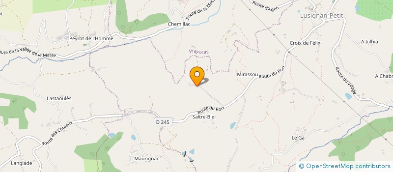 localisation de l'entreprise SCI TANTOUILLE  LUSIGNAN-PETIT