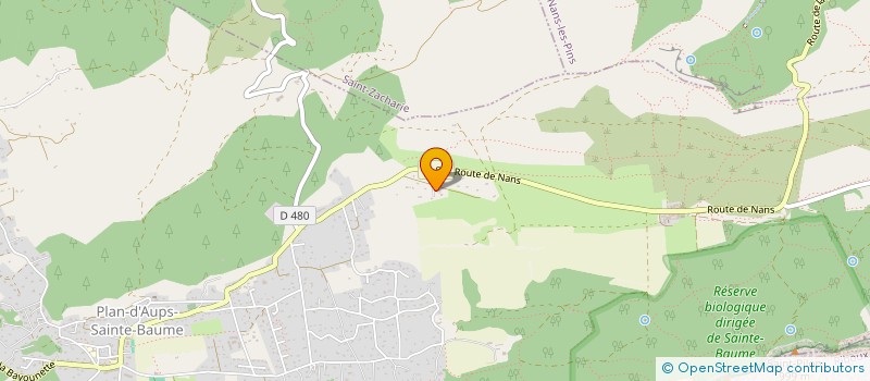 localisation de l'entreprise SCI TANZAINE à PLAN D'AUPS SAINTE BAUME