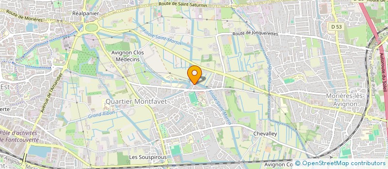 localisation de l'entreprise SCI TANZI LOU  AVIGNON