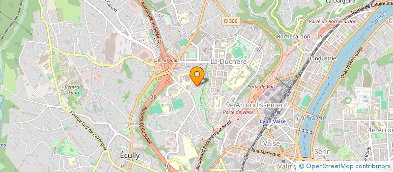 localisation de l'entreprise SCI TAO  ECULLY