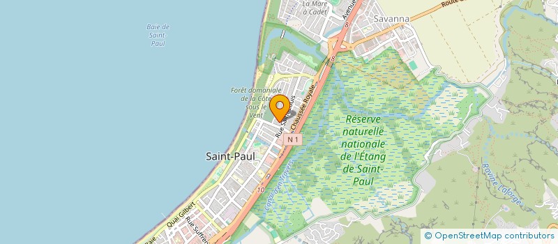 localisation de l'entreprise SCI TAO à SAINT-PAUL