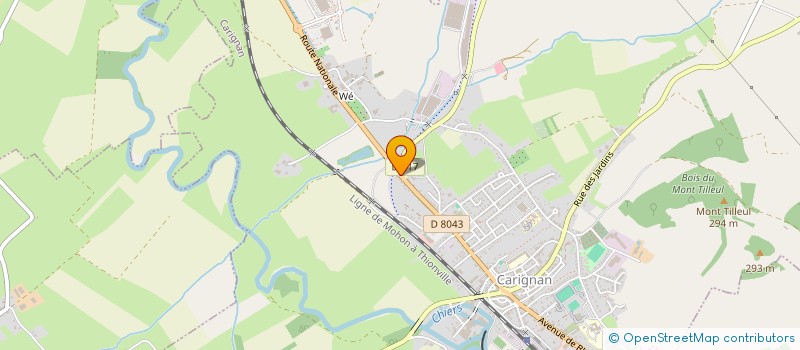 localisation de l'entreprise SCI TAOA  CARIGNAN