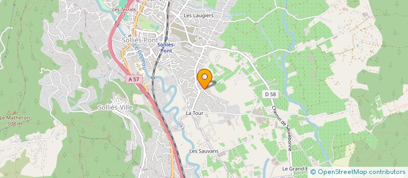 localisation de l'entreprise SCI TAOLAND  SOLLIES-PONT