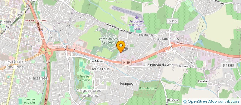 localisation de l'entreprise SCI TAORMINA  ARTIGUES-PRES-BORDEAUX