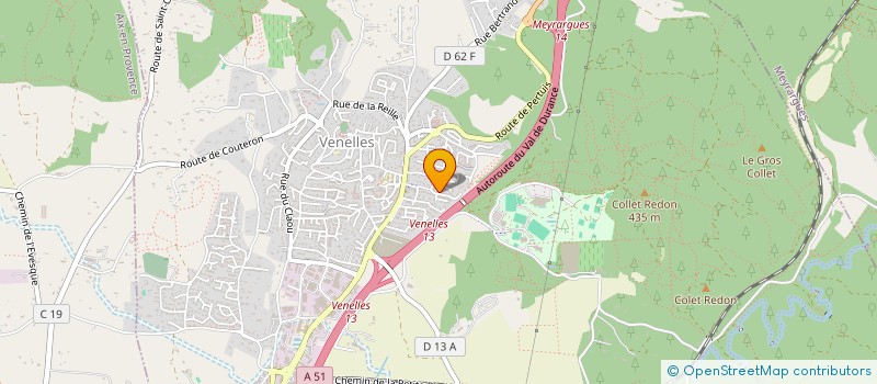 localisation de l'entreprise SCI TAOS  VENELLES