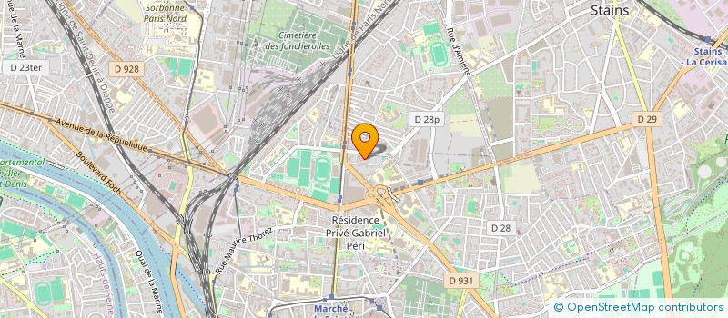 localisation de l'entreprise SCI TAOUIT à SAINT-DENIS
