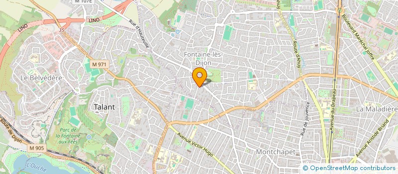 localisation de l'entreprise SCI TAOUNATE  FONTAINE-LES-DIJON