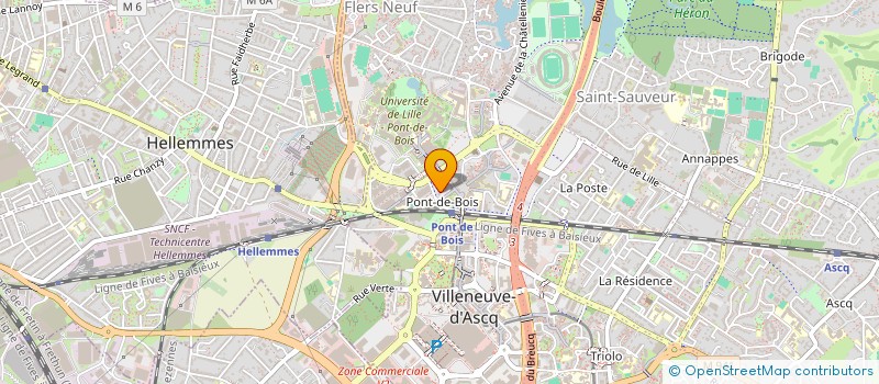 localisation de l'entreprise SCI TAOUTI à VILLENEUVE-D'ASCQ