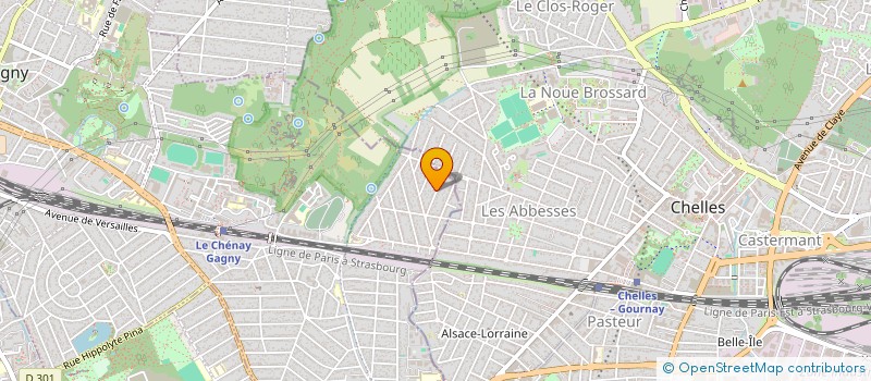 localisation de l'entreprise SCI TAP à GAGNY