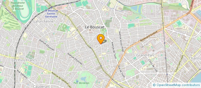 localisation de l'entreprise SCI TAPACA  LE BOUSCAT