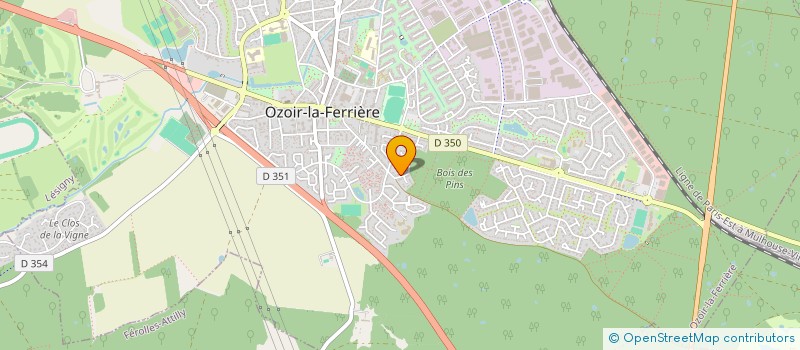 localisation de l'entreprise SCI TAPASE  OZOIR-LA-FERRIERE