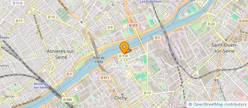 localisation de l'entreprise SCI TAPELAU à CLICHY