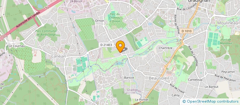 localisation de l'entreprise SCI TAPEM  GRADIGNAN