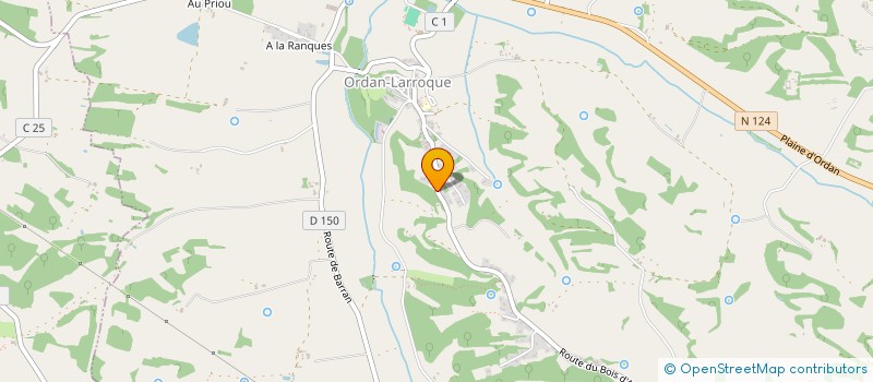 localisation de l'entreprise SCI TAPIE HOSSEGOR  ORDAN-LARROQUE