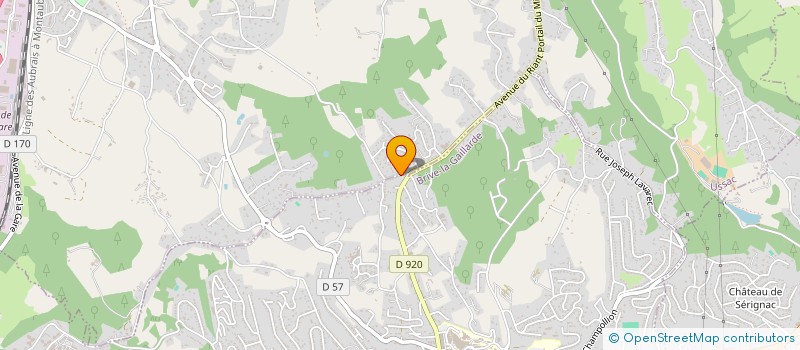 localisation de l'entreprise SCI TAPLAZ  USSAC