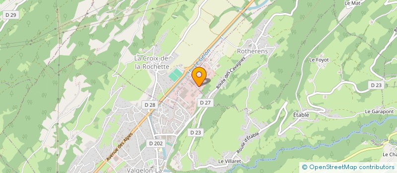 localisation de l'entreprise SCI TAPON  LA CROIX DE LA ROCHETTE