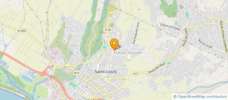 localisation de l'entreprise SCI TAQUET  SAINT-LOUIS